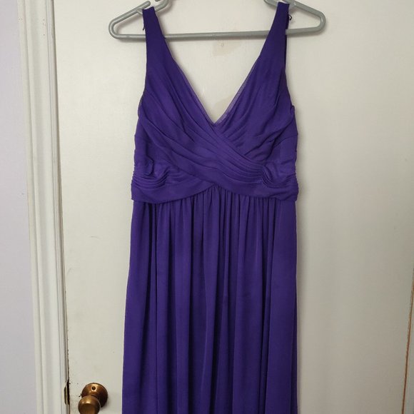 EUC Purple David's Bridal Bridesmaid Dress - Picture 1 of 2